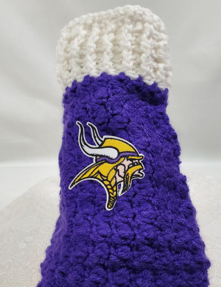 V15: Mn Vikings Inspired Dog Sweater For A Very Small Dog