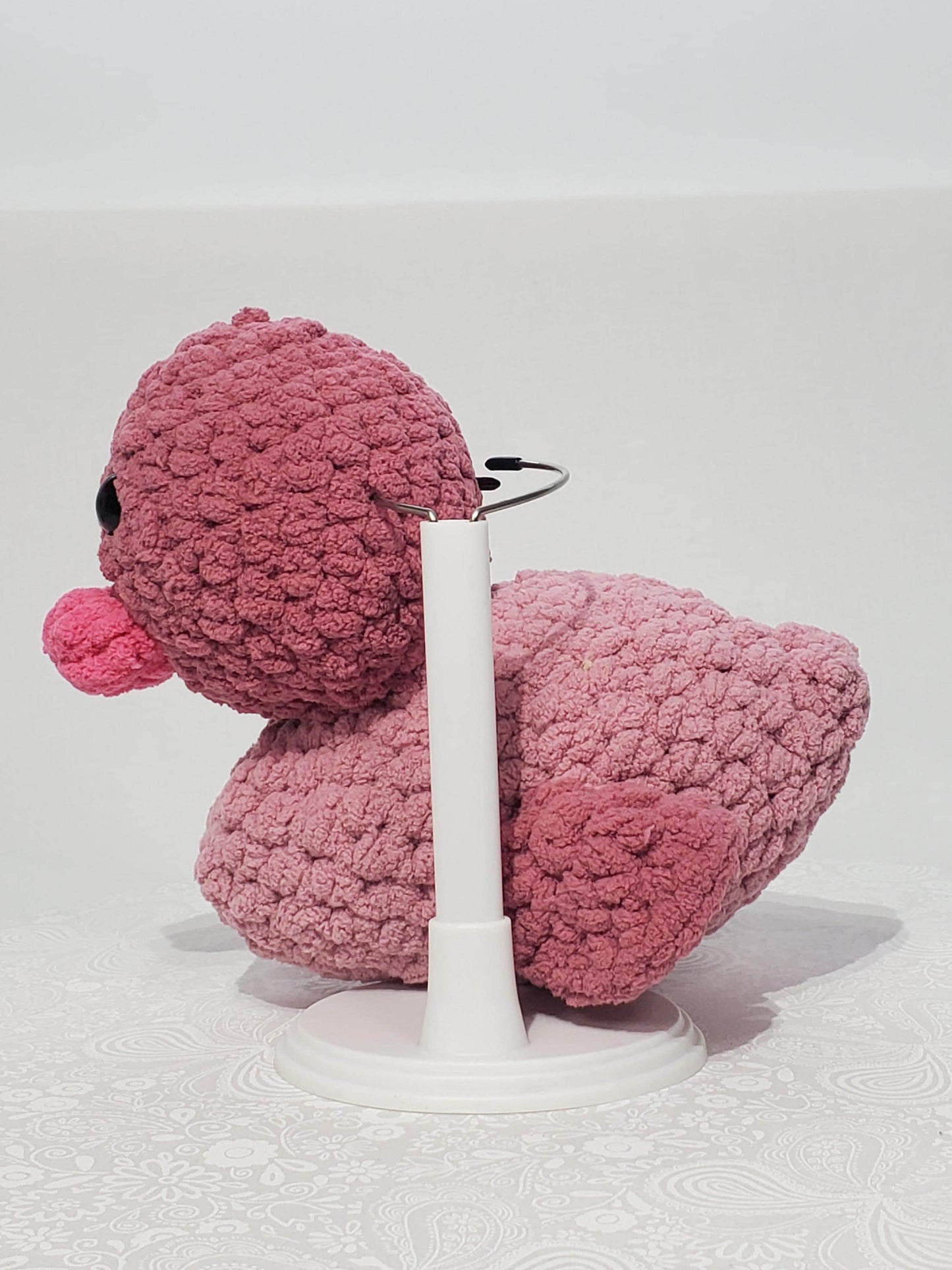 Crochet Duck / Chick Stuffed Animal / Plushy, Shades of Pink