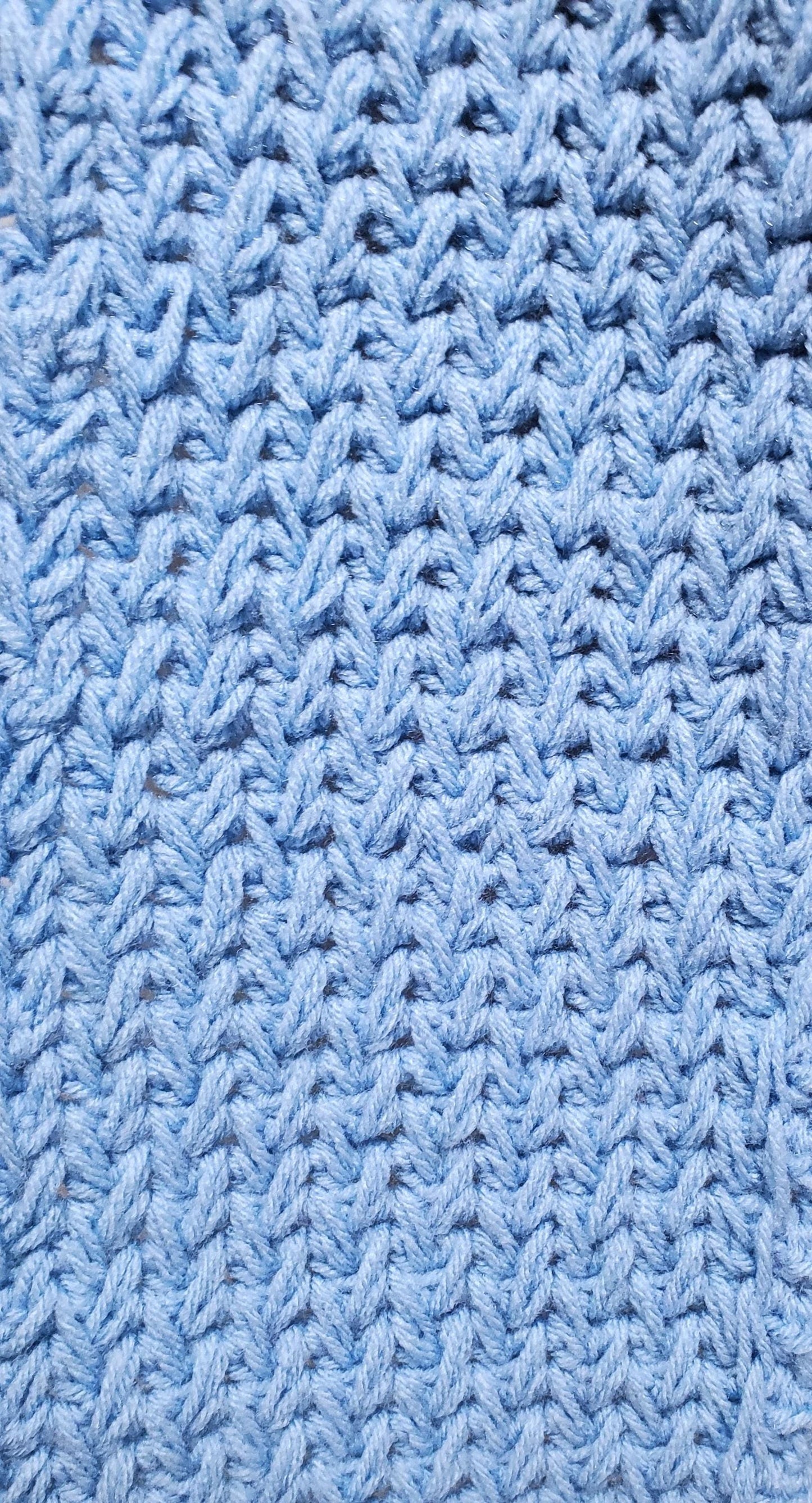 DL1: Detroit Lions Inspired Scarf with Pockets, 7 ft long, 8 in wide, pockets 8 in deep, warm and thick, made with 100% acrylic yarn.
