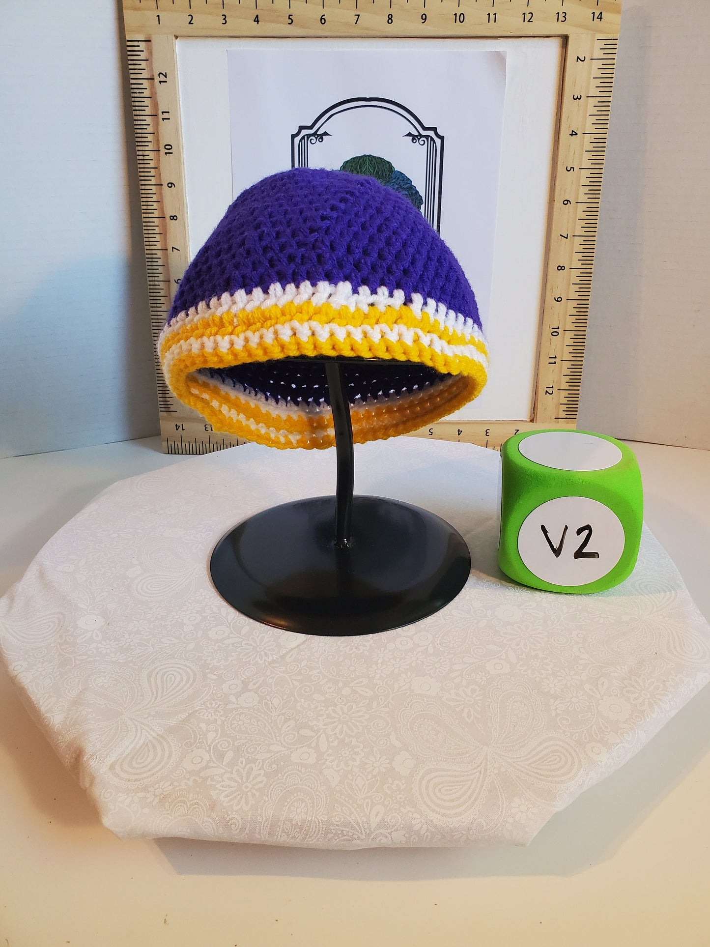 V2: MN Viking Inspired Infant Beanie