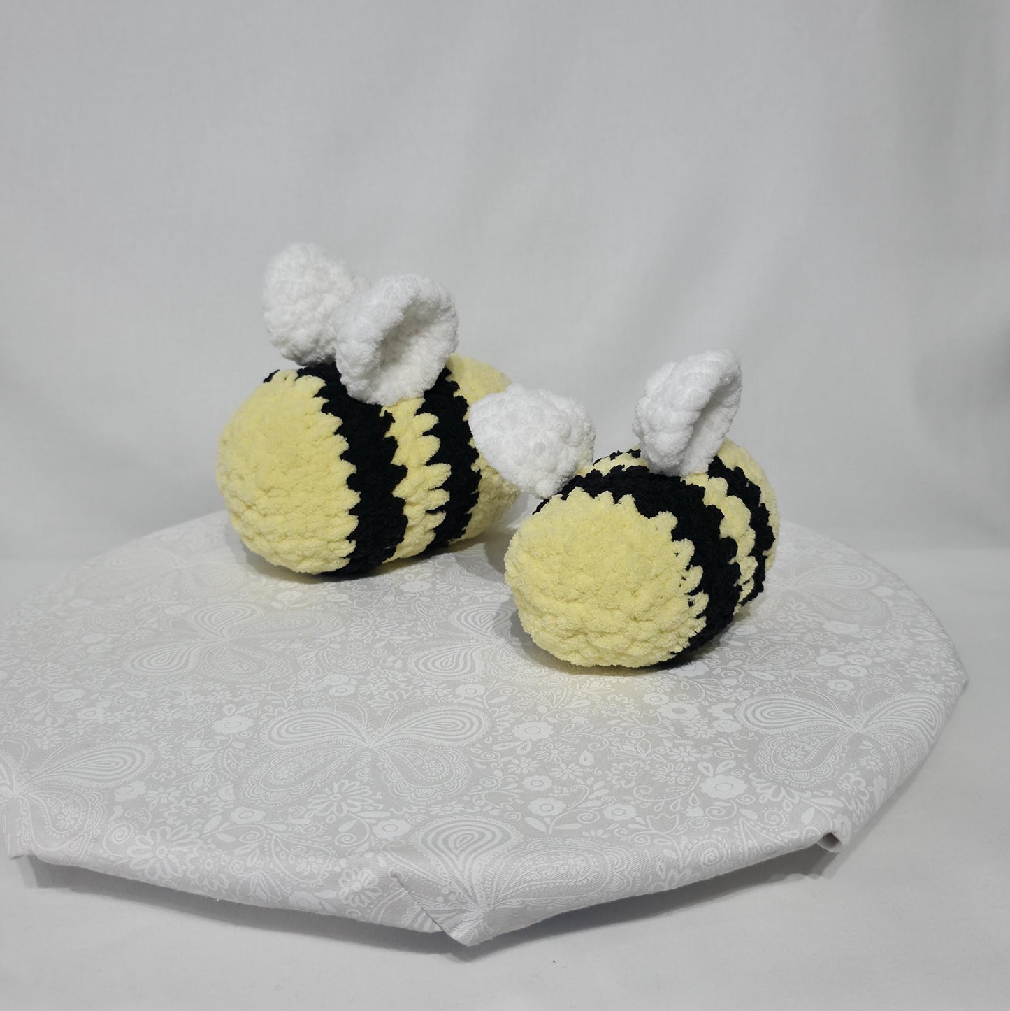 T32: Crochet Stuffed Animal/Plushy Bees- Small