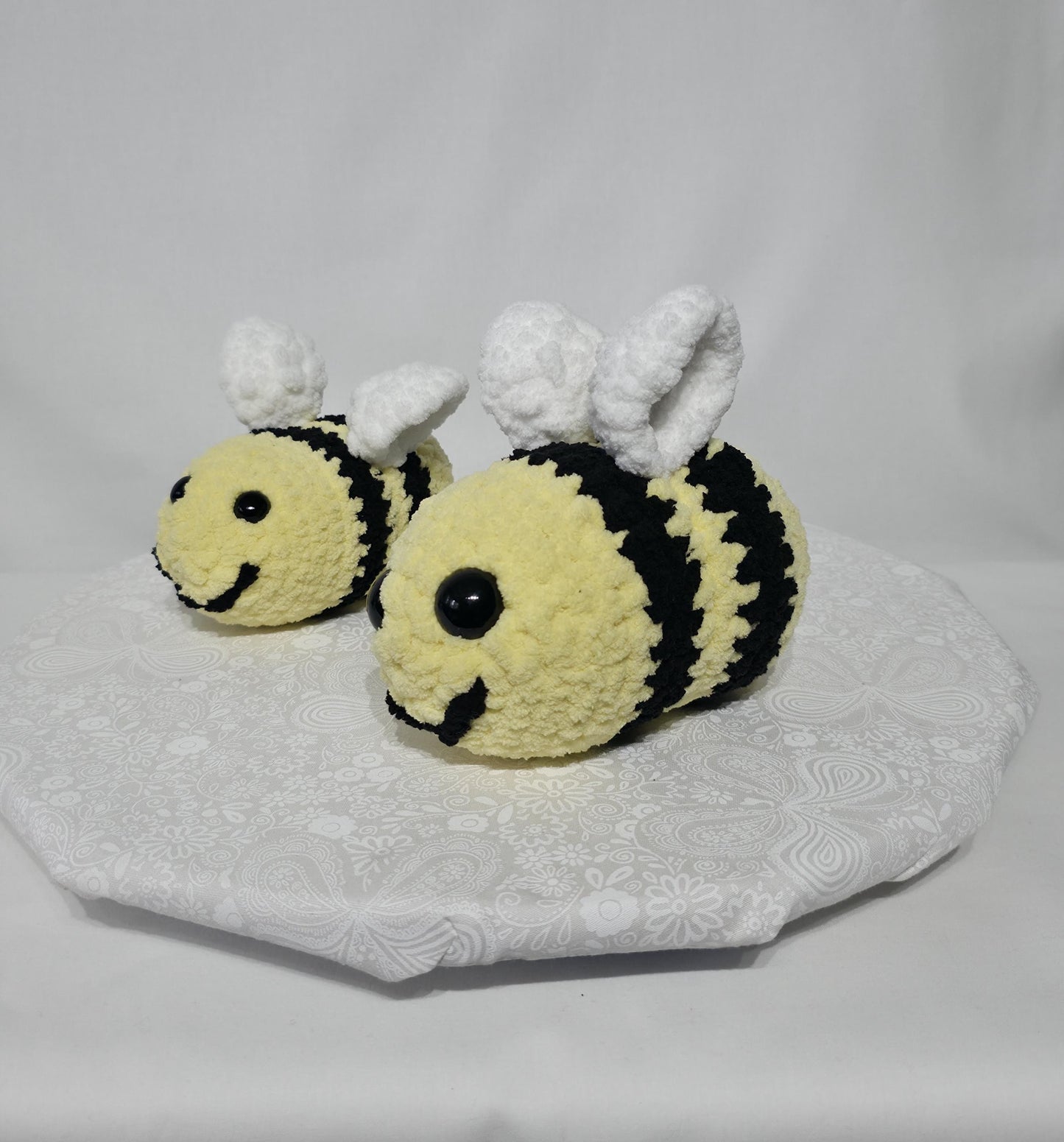 T32: Crochet Stuffed Animal/Plushy Bees- Small