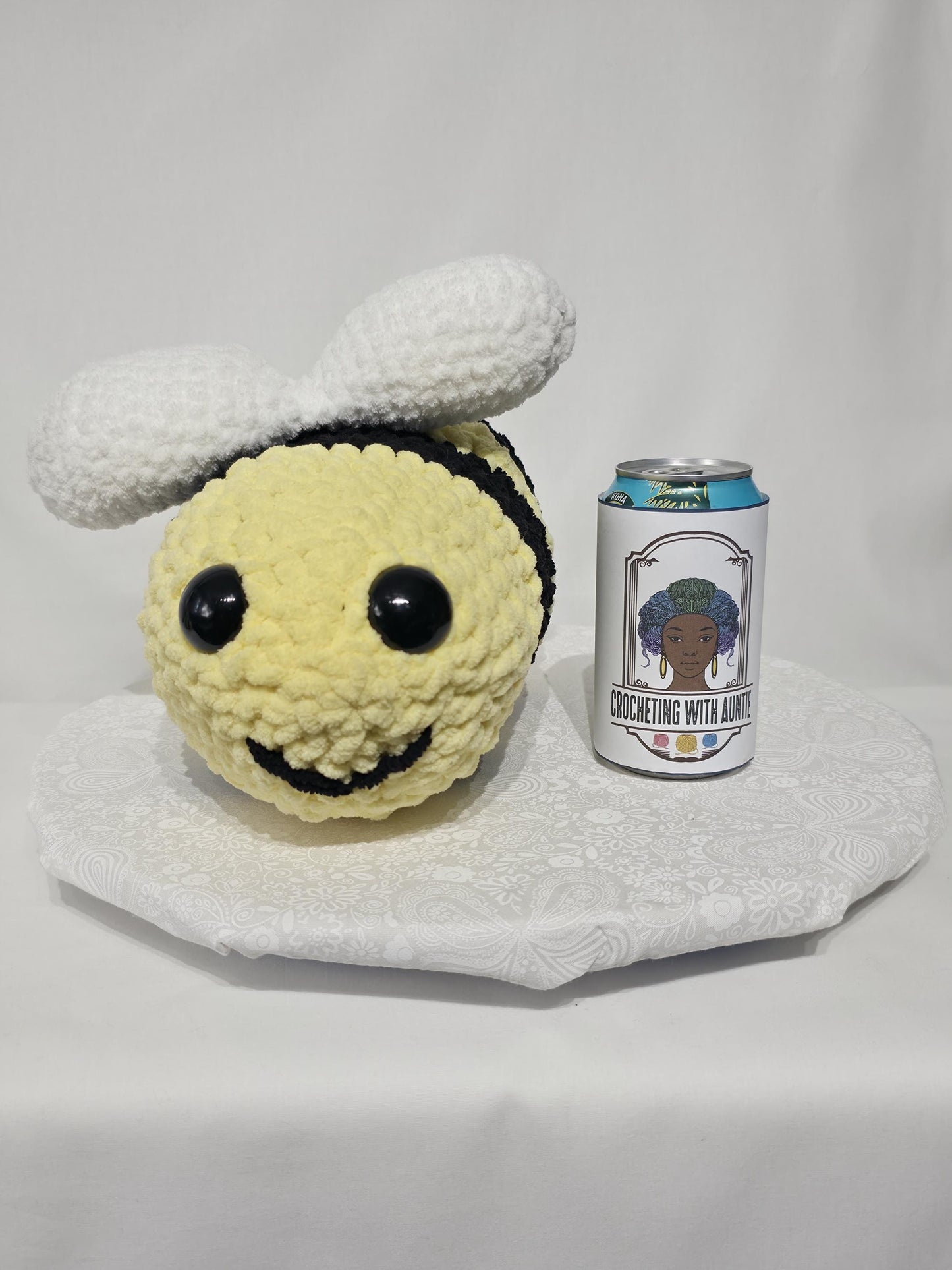 T30: Crochet Stuffed Animal/Plushy Bee - Large