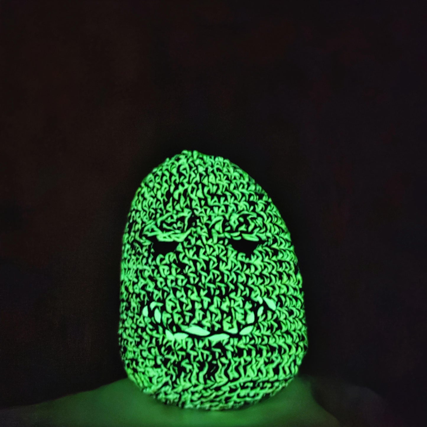 Crochet Nugget / Weed / Bud - Glow in the dark
