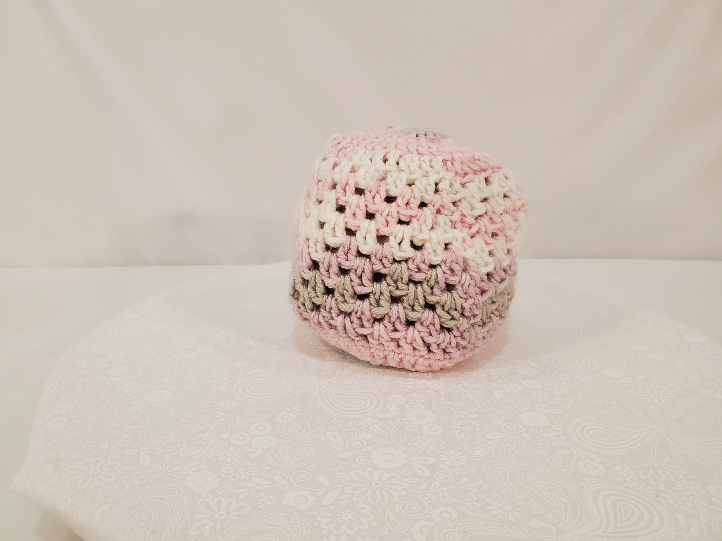Crochet Newborn Hat, Pink