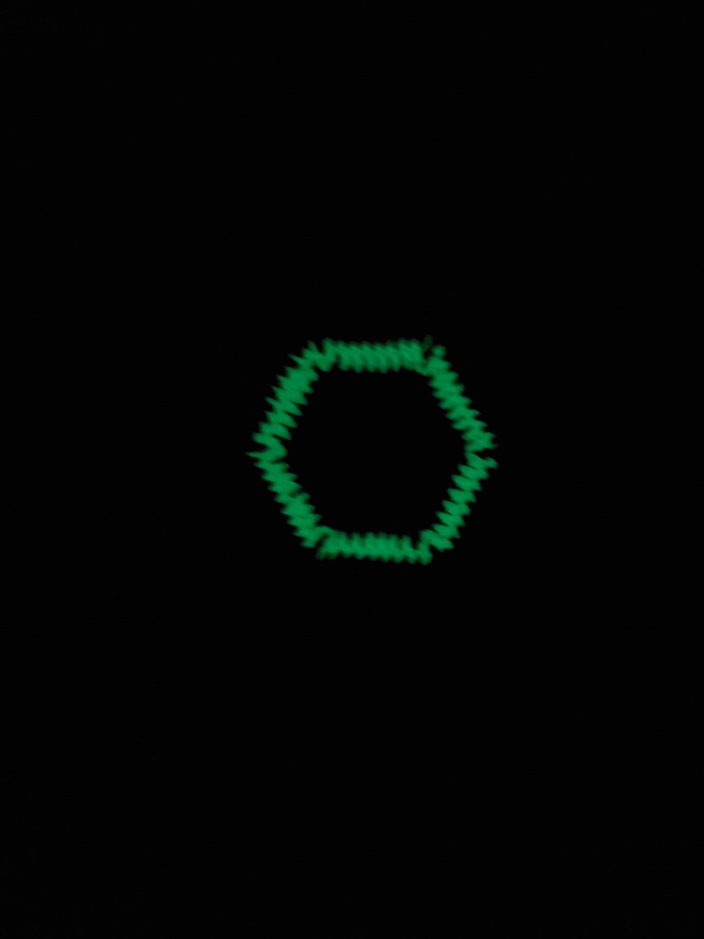 Glow in the Dark Coaster set, hexagon shaped