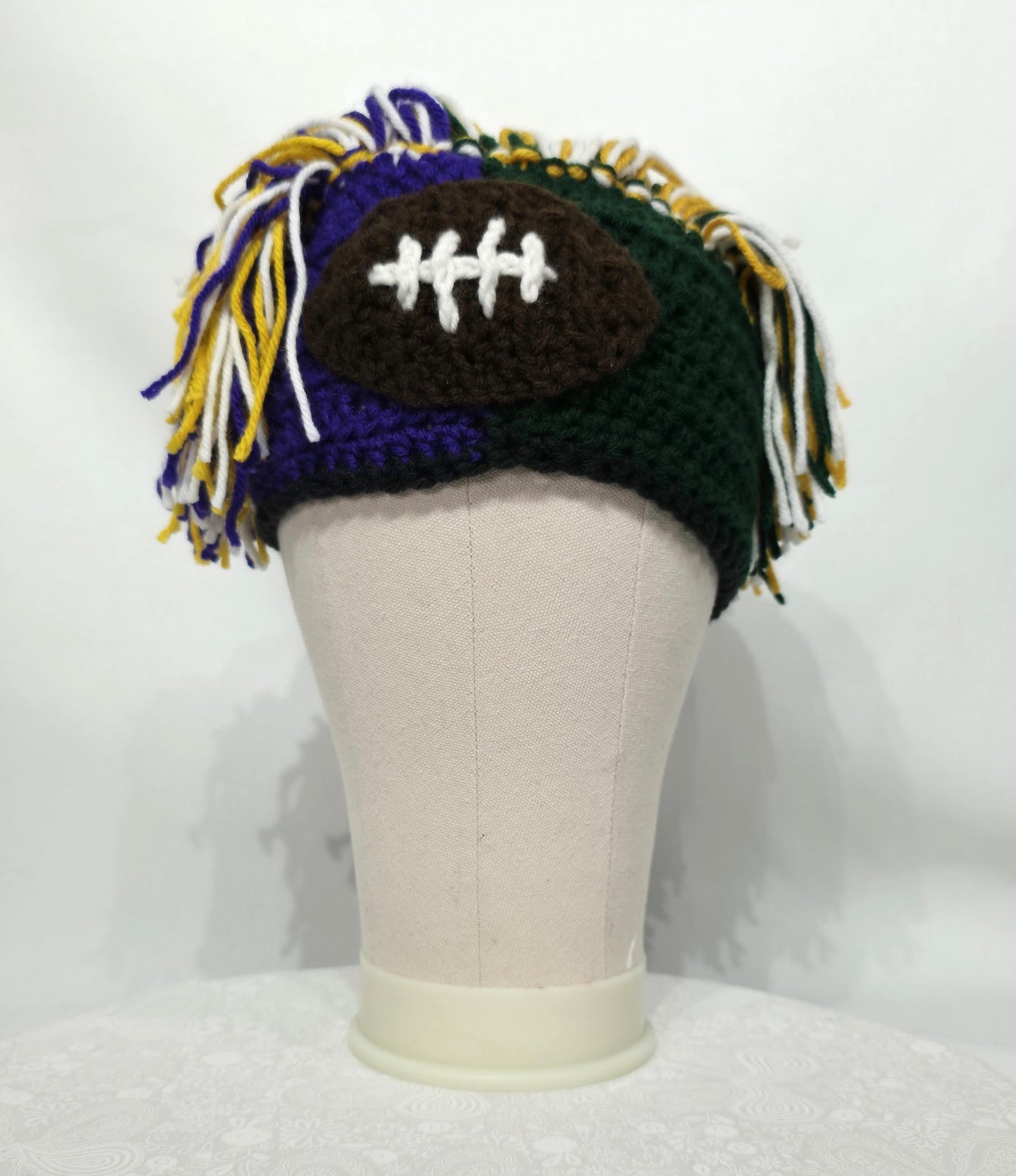 MN Vikings / Green Bay Packers Inspired Ear Warmer, Adult