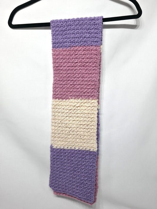 Crochet scarf, multi color