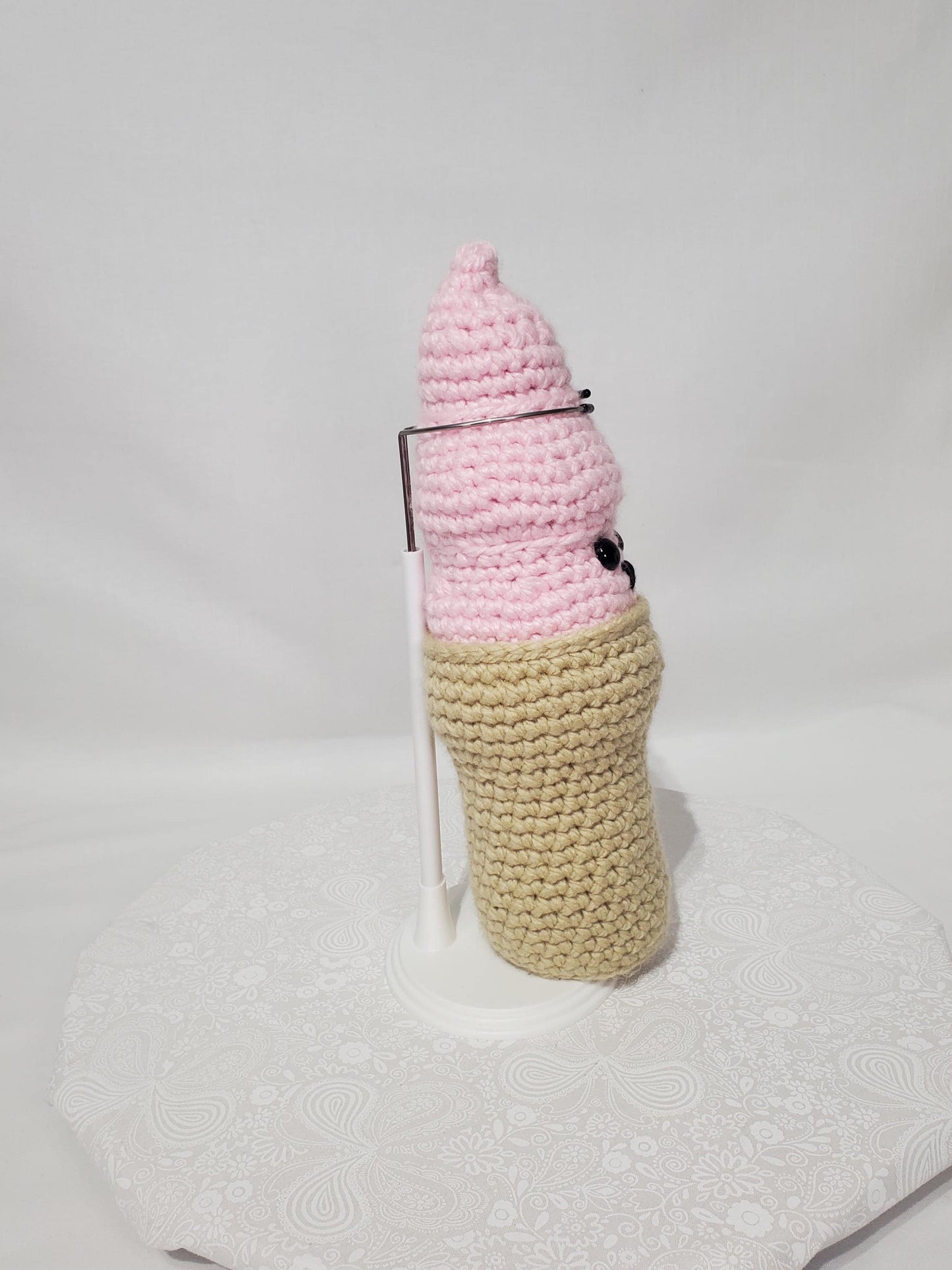 Crochet Ice Cream Cone Toy
