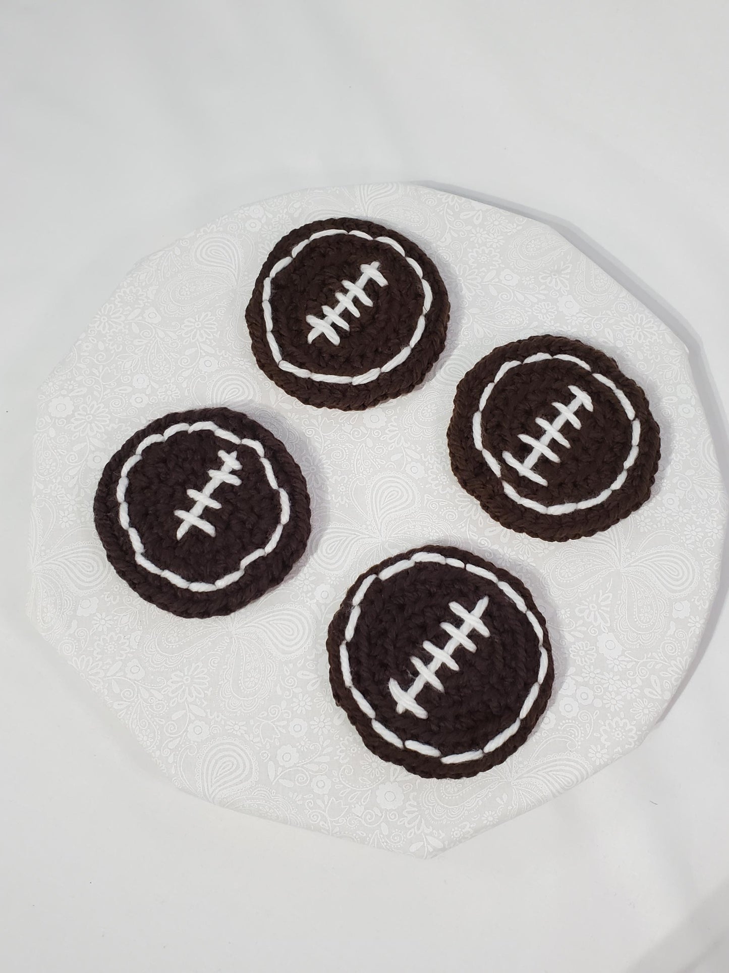 Football Wine Cozy and Coaster Set