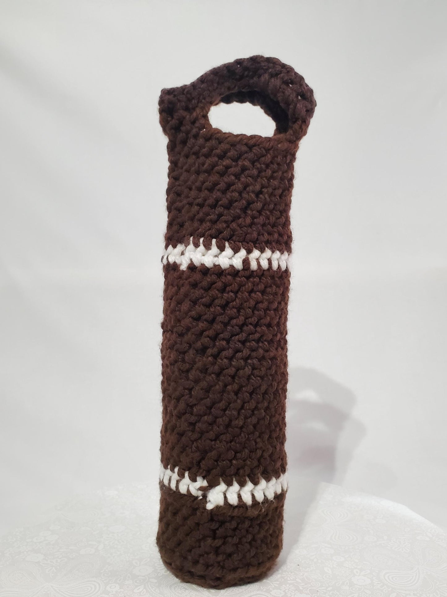 Football Wine Cozy and Coaster Set