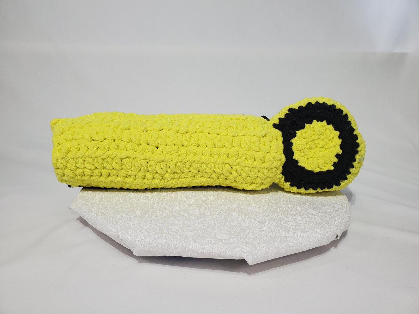 Crochet Pipe, Yellow and black