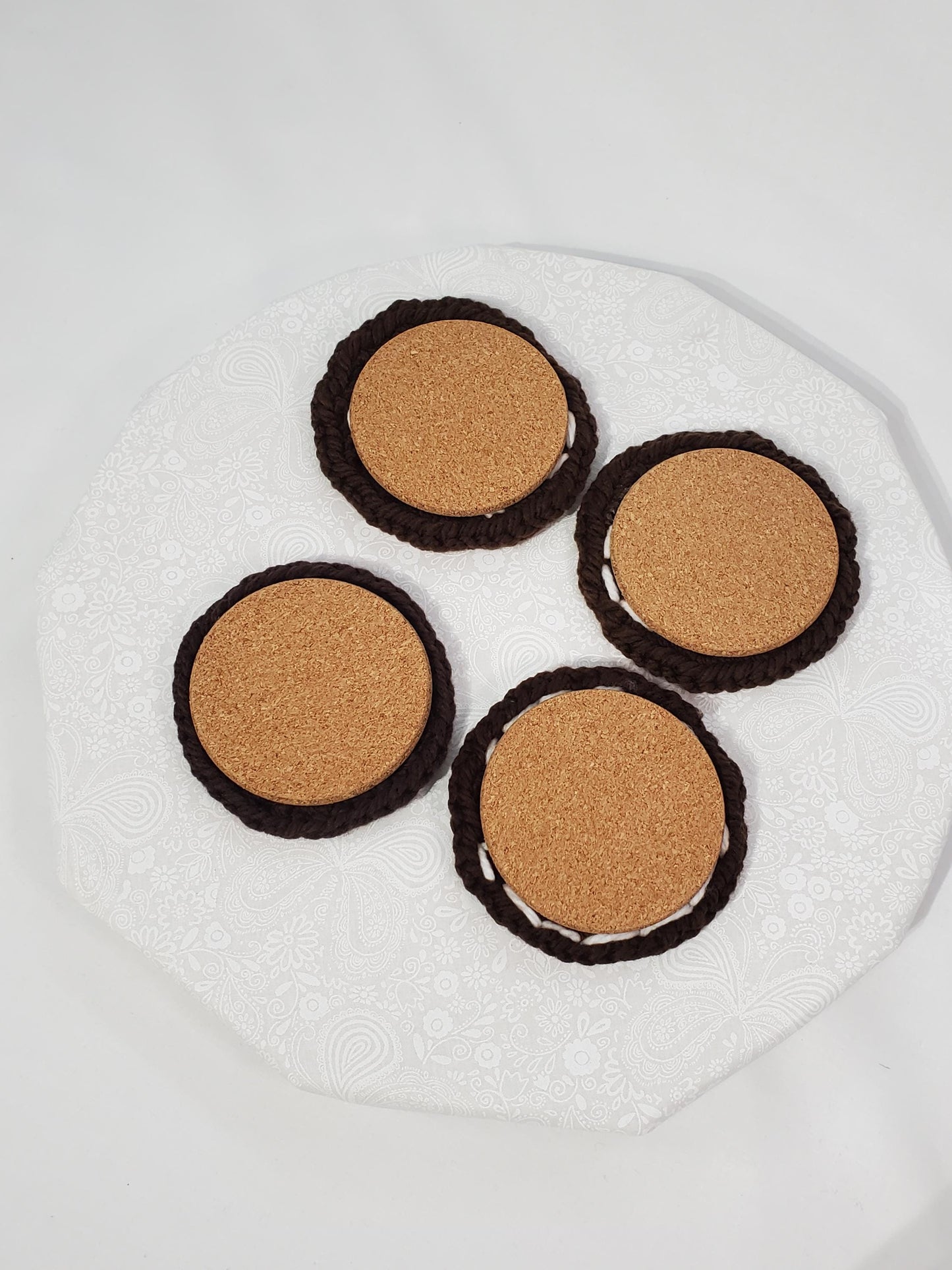 Football Wine Cozy and Coaster Set