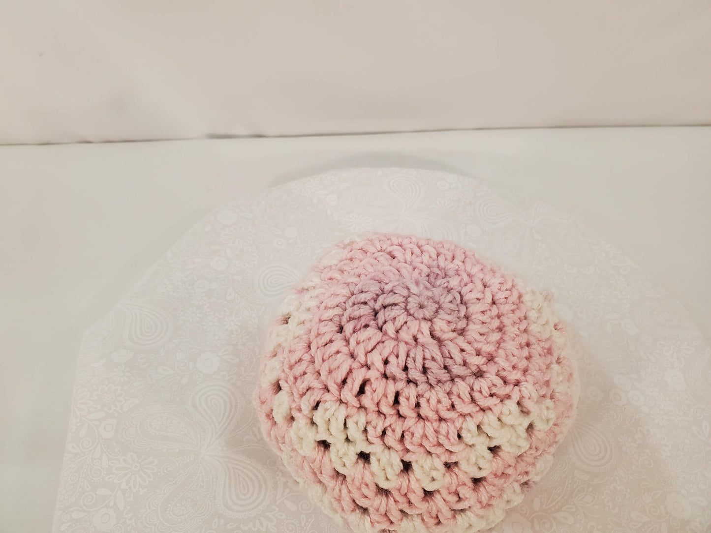 Crochet Newborn Hat, Pink