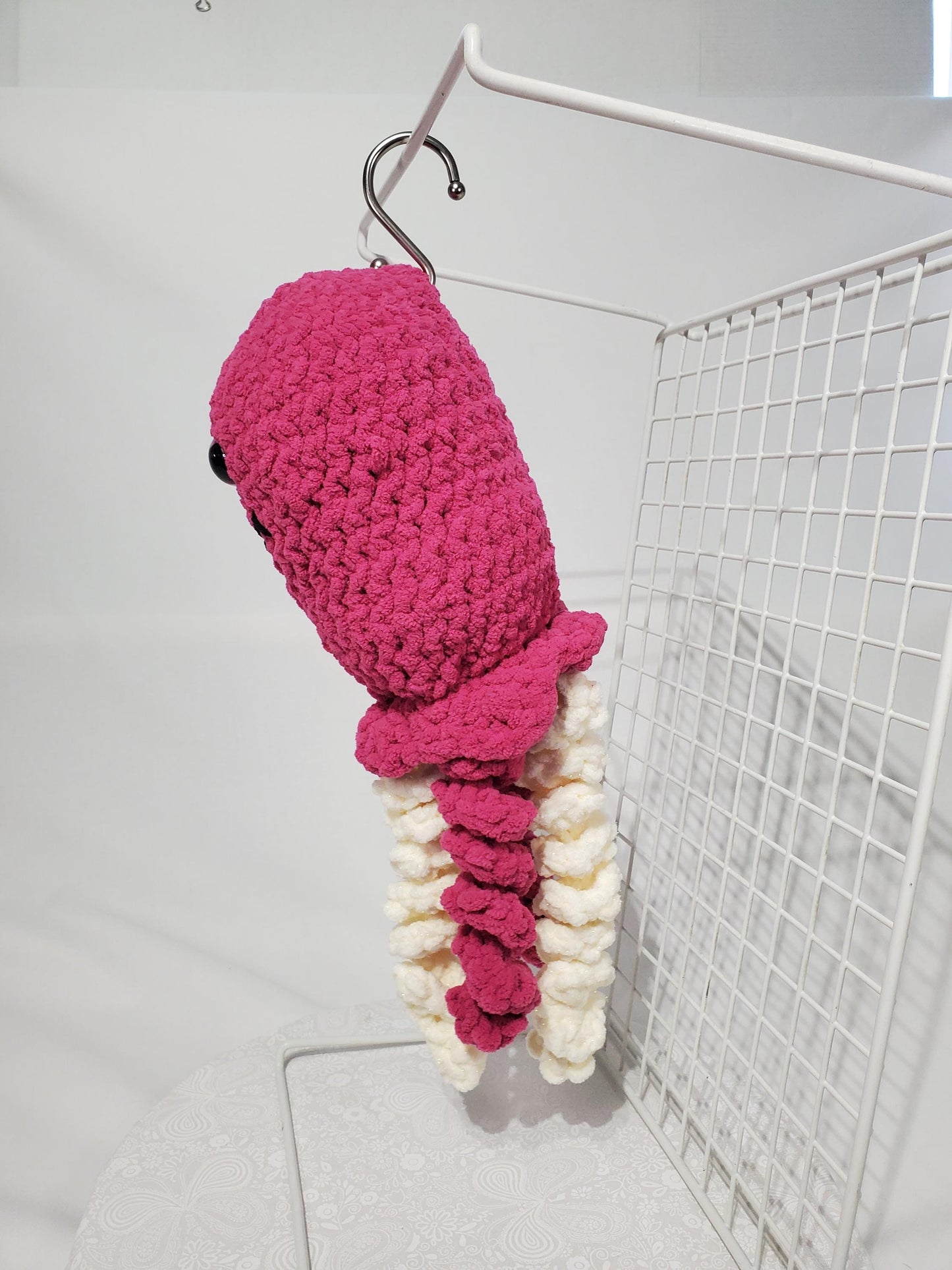 Crochet Octopus Stuffed Animal / Stuffy / Plushie /Toy, Pink