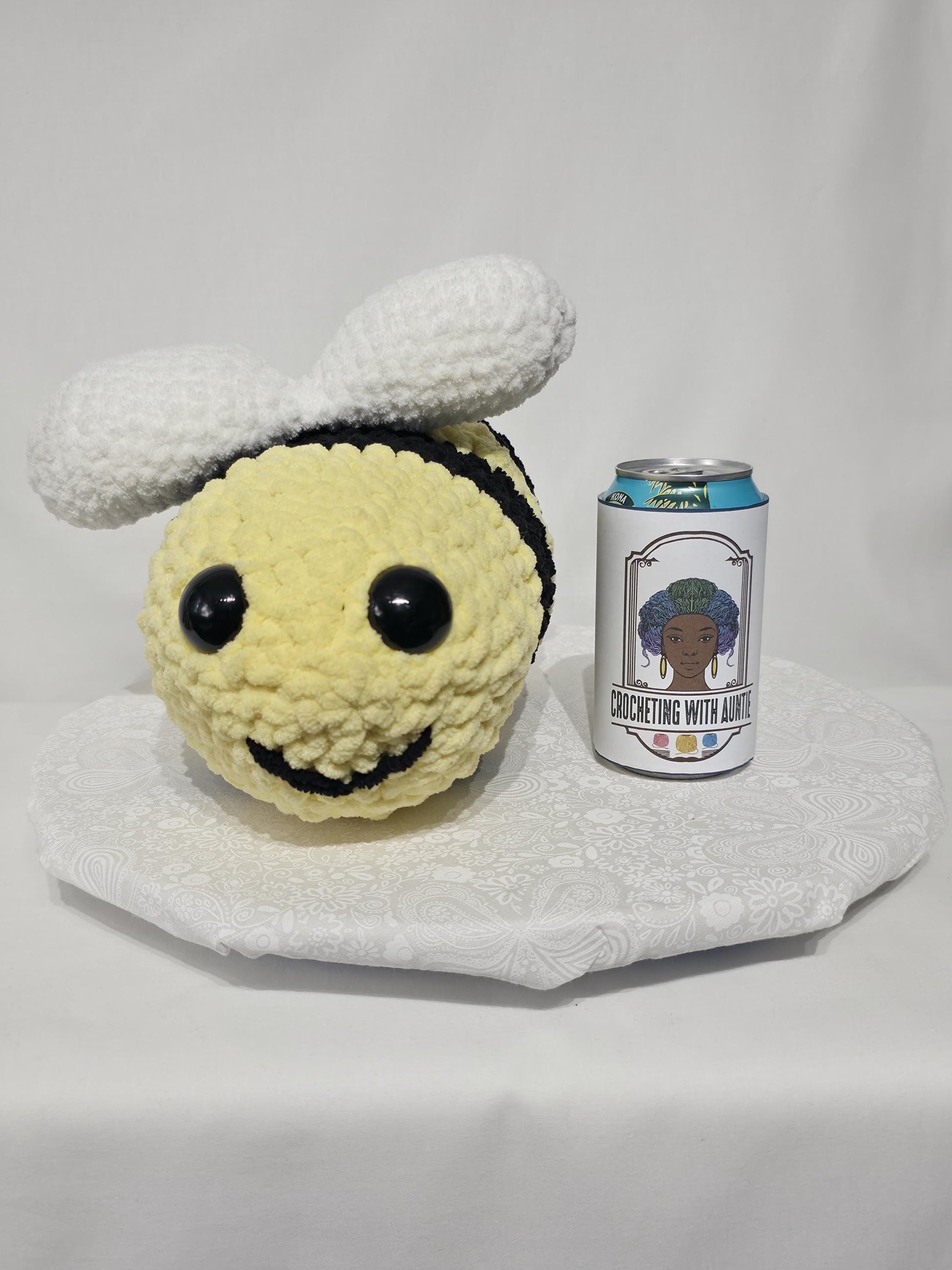 T30: Crochet Stuffed Animal/Plushy Bee - Large
