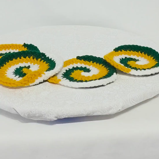 Green Bay Packers Inspired Coasters